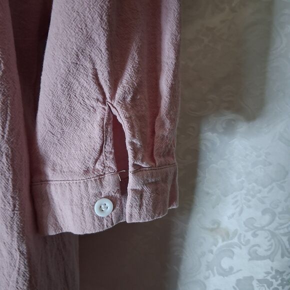 Vintage cottagecore Top, Size Over Sized Small,Rose, Single Pocket, Button Up - Picture 3 of 4